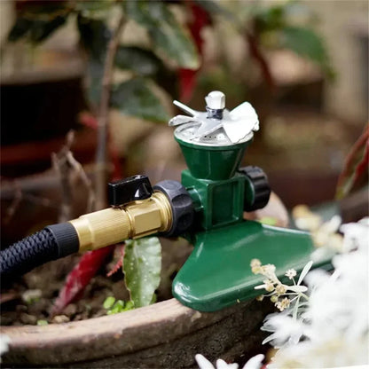 Arroseur Automatique Rotatif en Métal à 360 Degrés pour Pelouse - Arrosage Efficace du Jardin