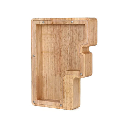 Cochon Alphabet En Bois Avec Fenêtre Transparente Pour Économiser Avec Style