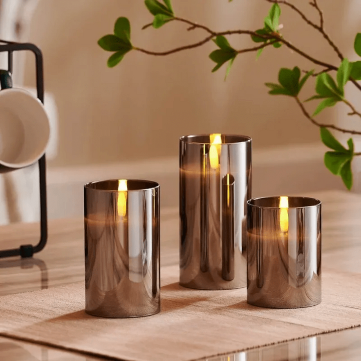 Véritable Aspect Bougie - Bougies Led Scintillantes