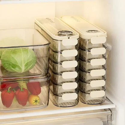 Récipients Empilables avec Valve de Maintien de la Fraîcheur - Solutions de Conservation pour Aliments dans le Réfrigérateur - Lot de 4