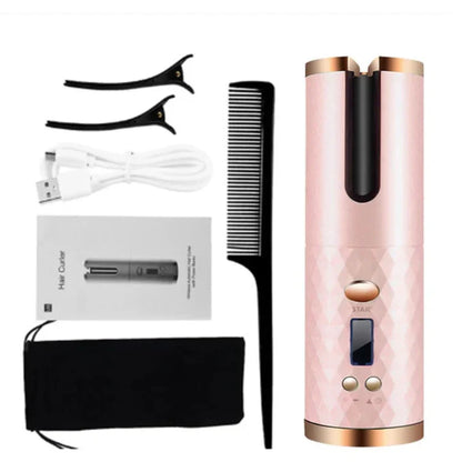 Perfectcurl Coiffeur Automatique | Sans Fil et Rechargeable pour des Boucles Parfaites