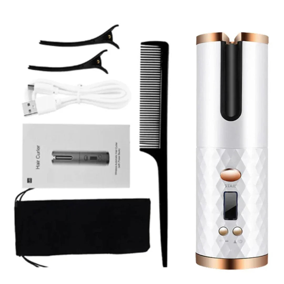 Perfectcurl Coiffeur Automatique | Sans Fil et Rechargeable pour des Boucles Parfaites