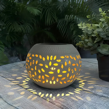 Lumière de Jardin Solaire à Pois - Lampe Décorative pour L' Extérieur et la Terrasse