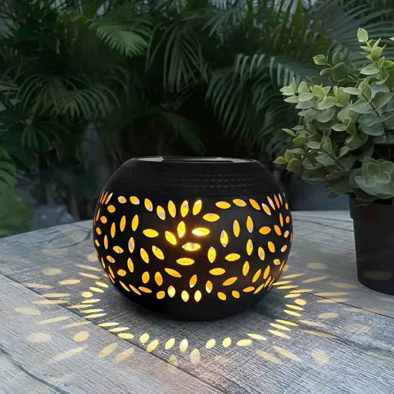 Lumière de Jardin Solaire à Pois - Lampe Décorative pour L' Extérieur et la Terrasse