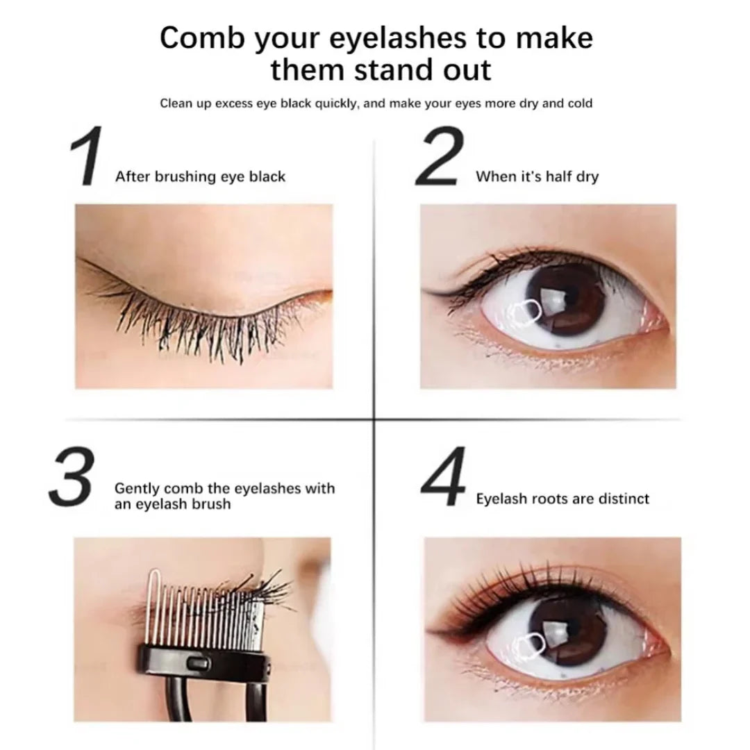 Peigne à Cils de Précision & Séparateur pour des Cils Impeccables