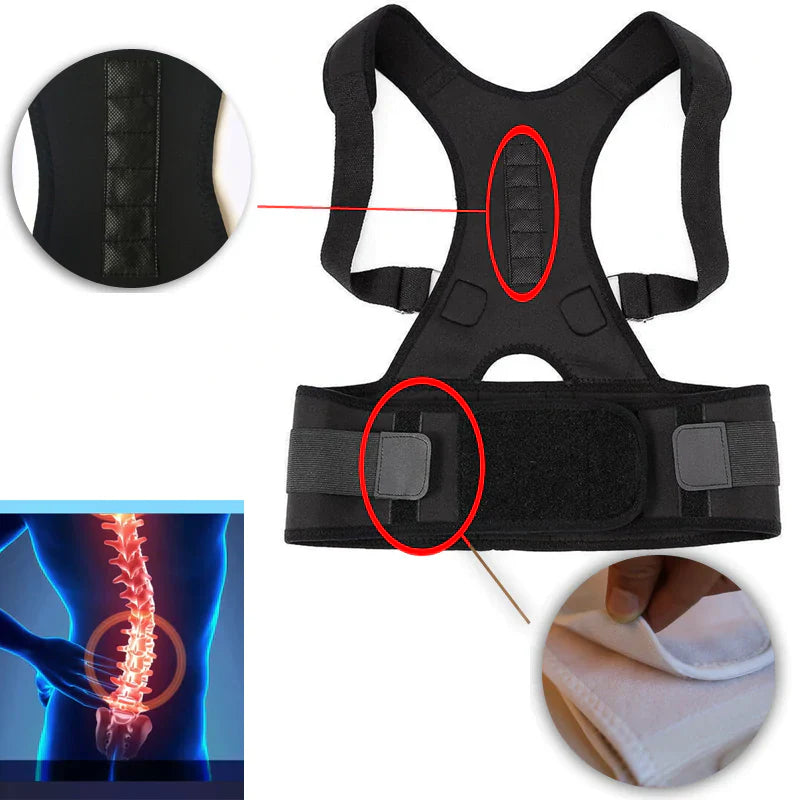 Support Dorsal Magnétique de Correction de la Posture