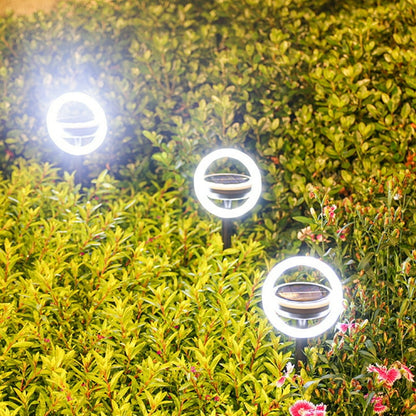 Lampes Solaires de Jardin avec Changement de Couleur - Spots de Sol à Led pour L' Extérieur et le Jardin