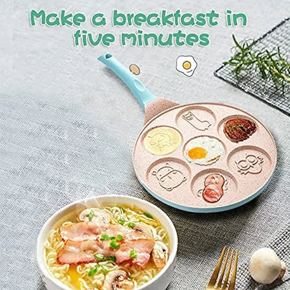 Poêle À Frire Pour Le Petit Déjeuner Des Enfants - Formes Amusantes De Crêpes & Œufs Au Plat