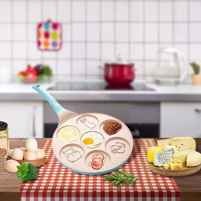 Poêle À Frire Pour Le Petit Déjeuner Des Enfants - Formes Amusantes De Crêpes & Œufs Au Plat
