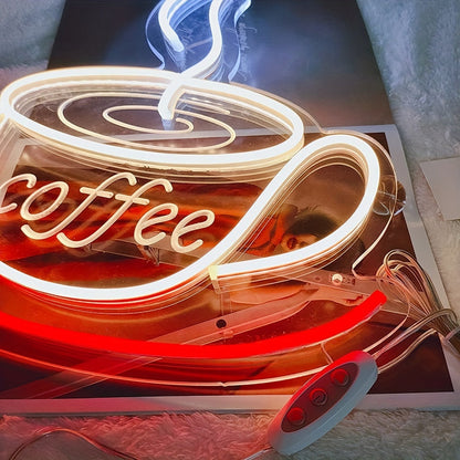 Lampe Murale Néon pour Tasse à Café