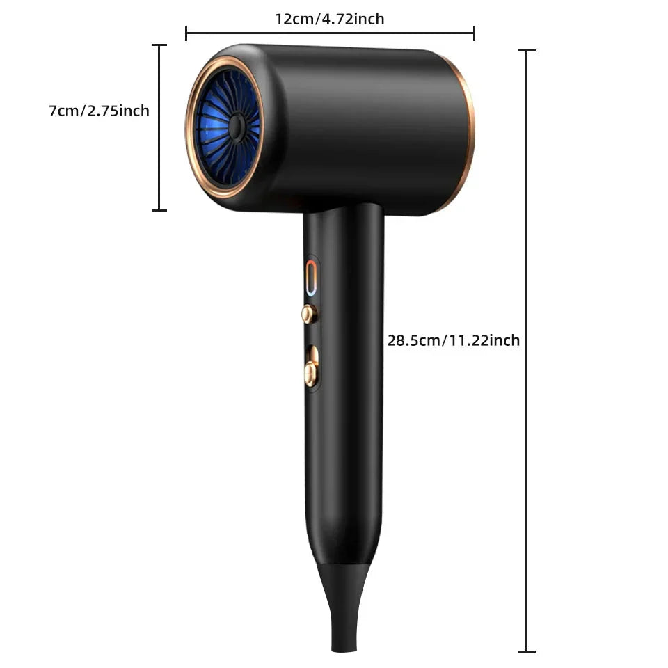 Sèche - Cheveux Haute Performance 2400w avec Fonction Air Froid et Air Chaud - Technologie Ionique