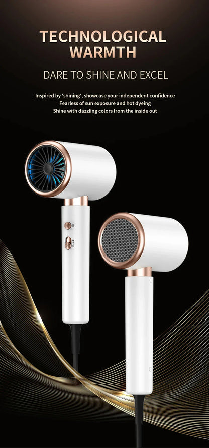 Sèche - Cheveux Haute Performance 2400w avec Fonction Air Froid et Air Chaud - Technologie Ionique