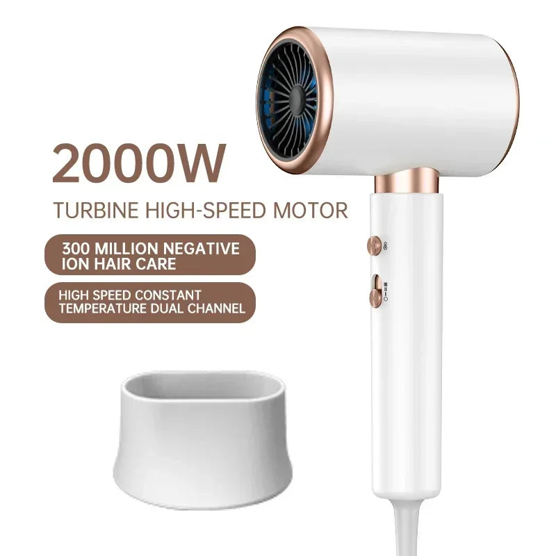 Sèche - Cheveux Haute Performance 2400w avec Fonction Air Froid et Air Chaud - Technologie Ionique