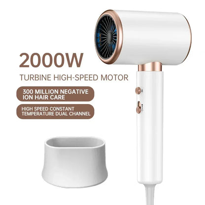 Sèche - Cheveux Haute Performance 2400w avec Fonction Air Froid et Air Chaud - Technologie Ionique