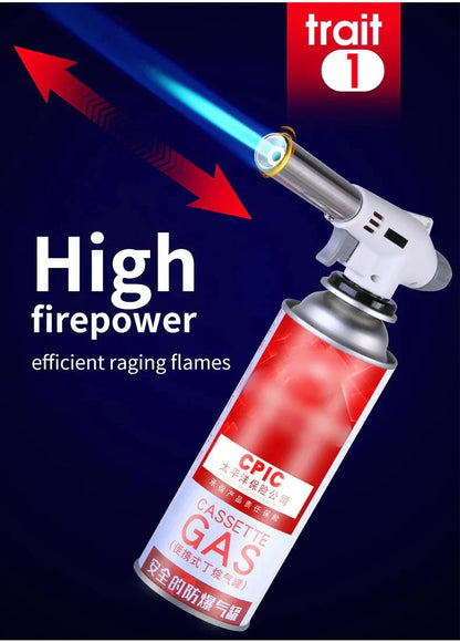Brûleur à Gaz Butane Portable - Parfait pour le Bbq , le Camping et la Cuisine