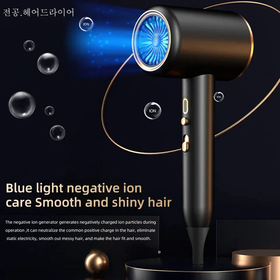Sèche - Cheveux Haute Performance 2400w avec Fonction Air Froid et Air Chaud - Technologie Ionique
