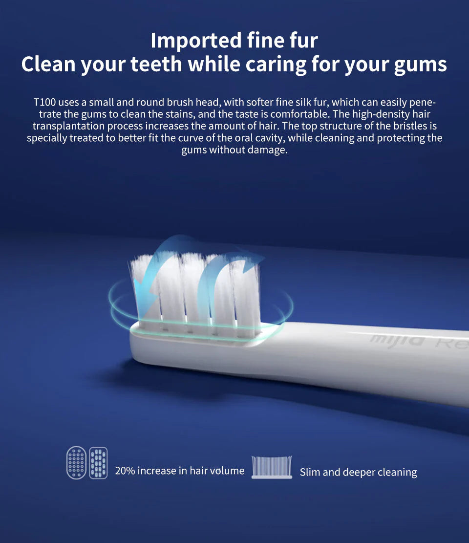 Brosse à Dents Électrique Sonique - Étanche et Rechargeable par Usb