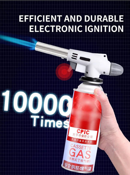 Brûleur à Gaz Butane Portable - Parfait pour le Bbq , le Camping et la Cuisine