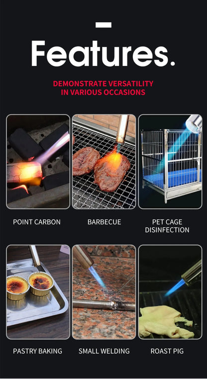 Brûleur à Gaz Butane Portable - Parfait pour le Bbq , le Camping et la Cuisine