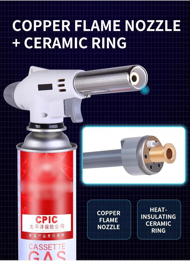 Brûleur à Gaz Butane Portable - Parfait pour le Bbq , le Camping et la Cuisine