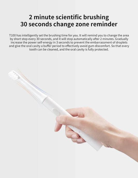 Brosse à Dents Électrique Sonique - Étanche et Rechargeable par Usb