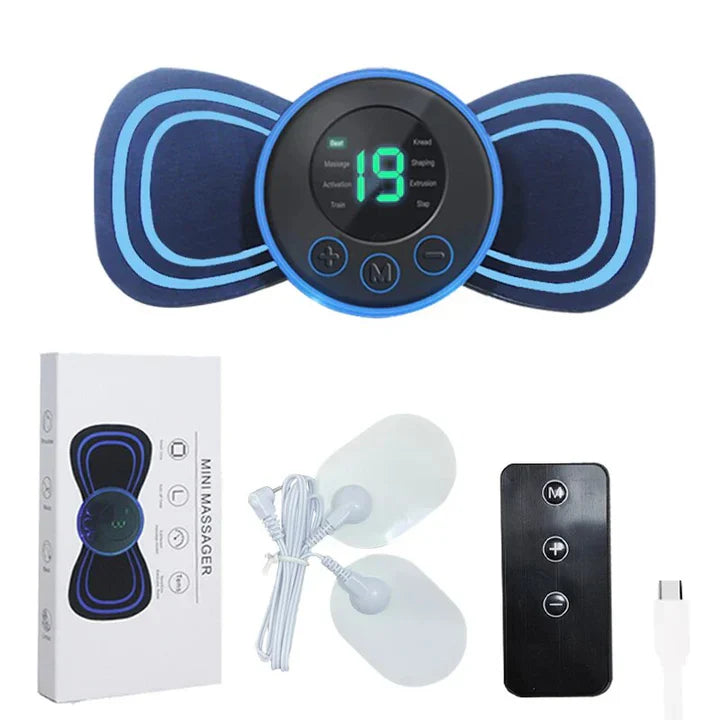 Masseur de Nuque Électrique Portable | avec Pad & Télécommande pour une Détente Ciblée