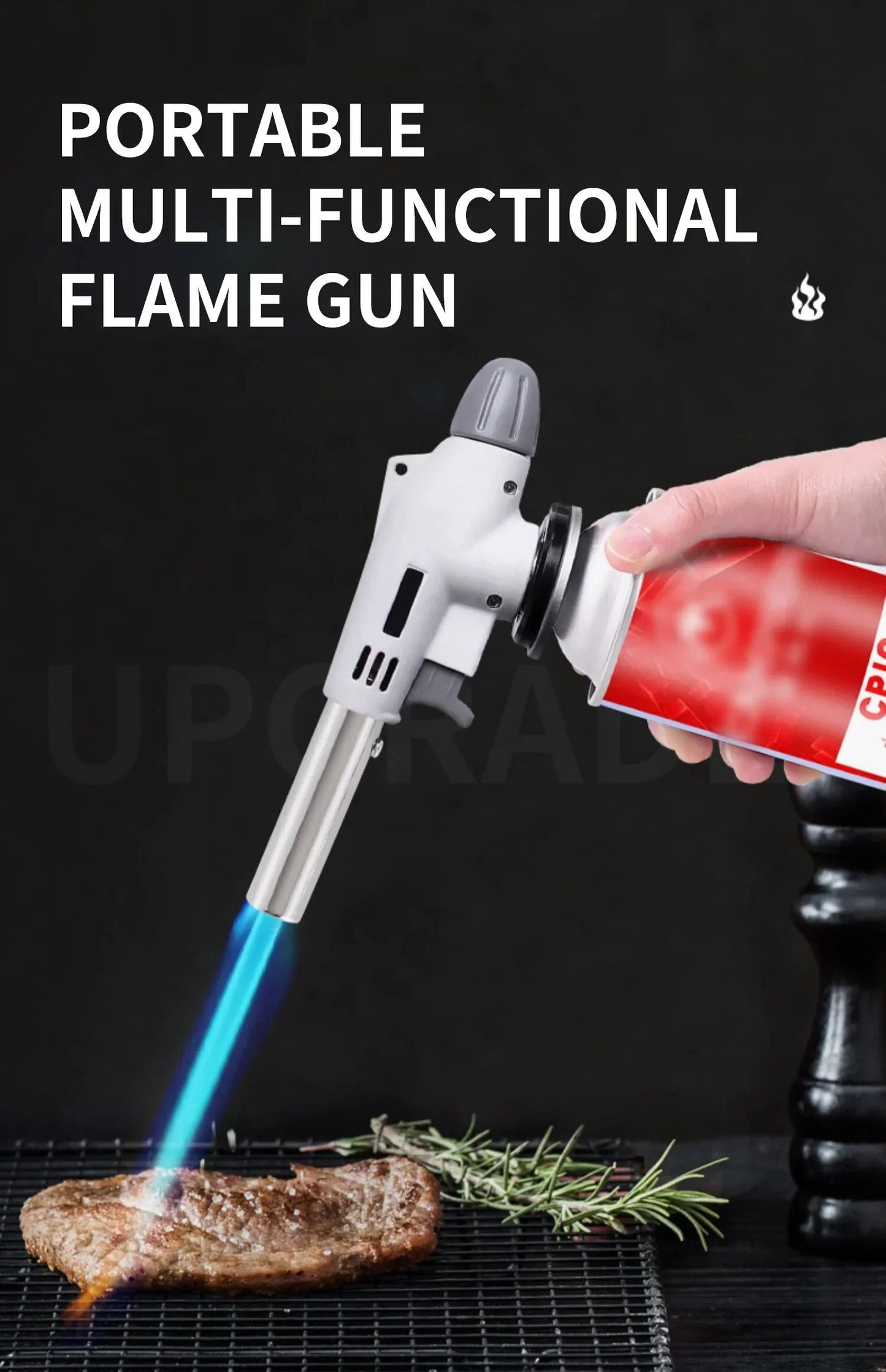 Brûleur à Gaz Butane Portable - Parfait pour le Bbq , le Camping et la Cuisine