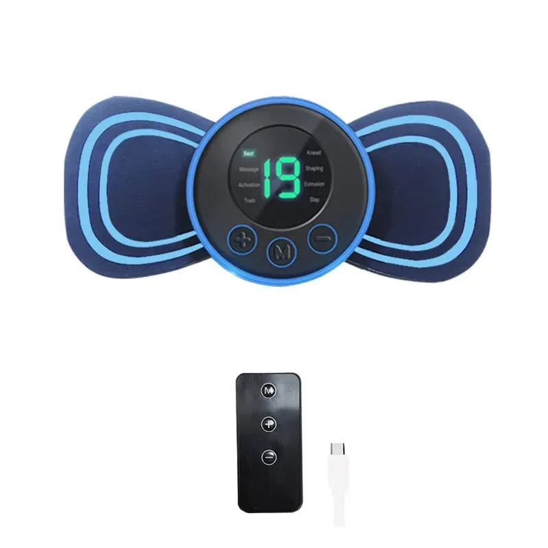 Masseur de Nuque Électrique Portable | avec Pad & Télécommande pour une Détente Ciblée