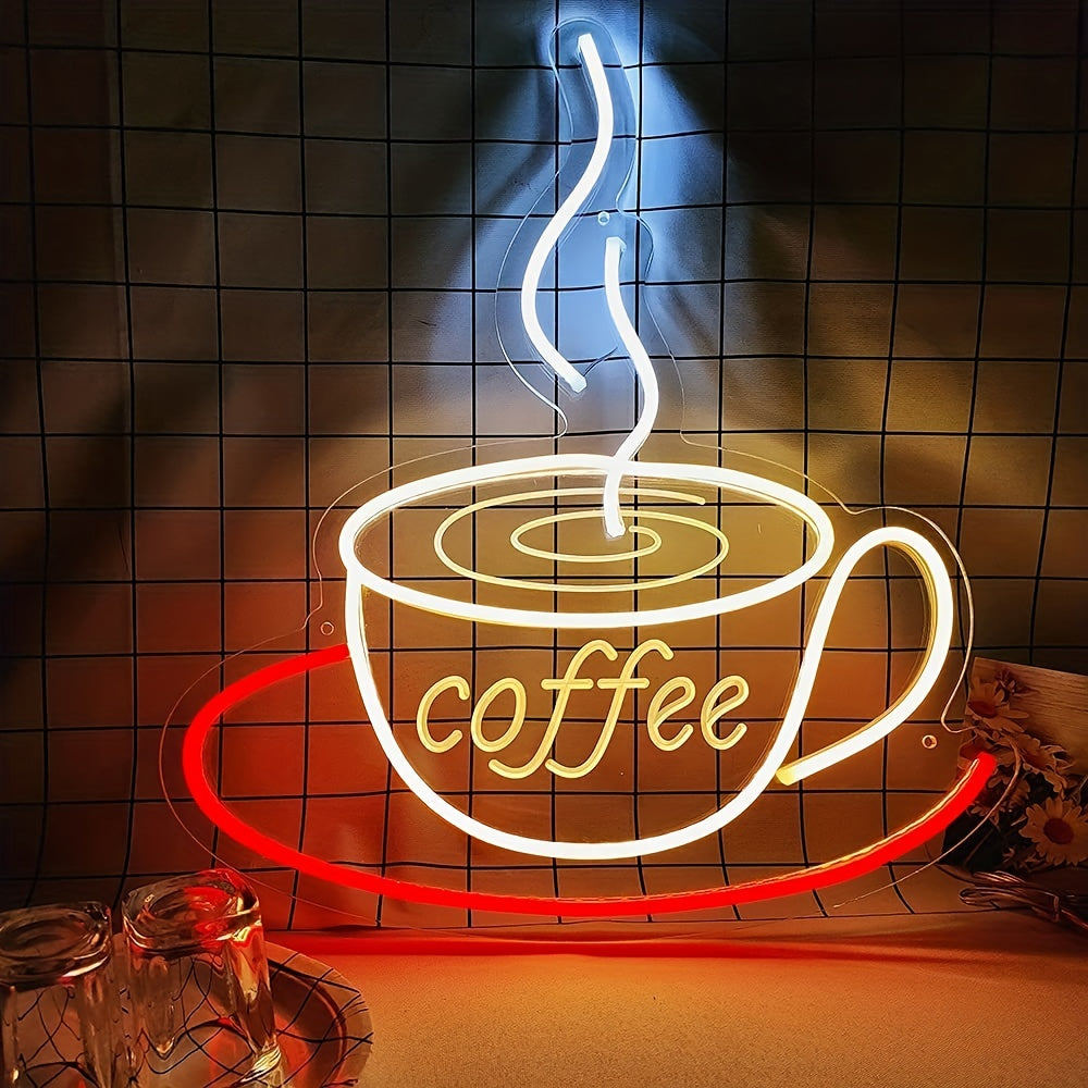 Lampe Murale Néon pour Tasse à Café