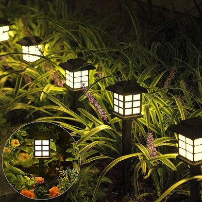 Lampes Solaires de Jardin Style Lanterne - Eclairage D' Allée à Led Étanche pour L' Extérieur