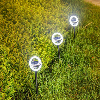 Lampes Solaires de Jardin avec Changement de Couleur - Spots de Sol à Led pour L' Extérieur et le Jardin