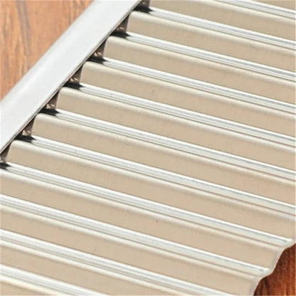 Couteau à Légumes en Acier Inoxydable - Couteau Ondulé pour les Frites et les Légumes