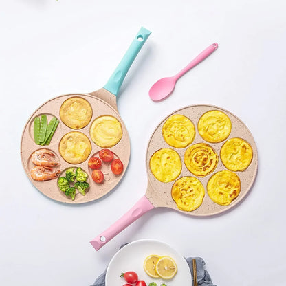 Poêle À Frire Pour Le Petit Déjeuner Des Enfants - Formes Amusantes De Crêpes & Œufs Au Plat
