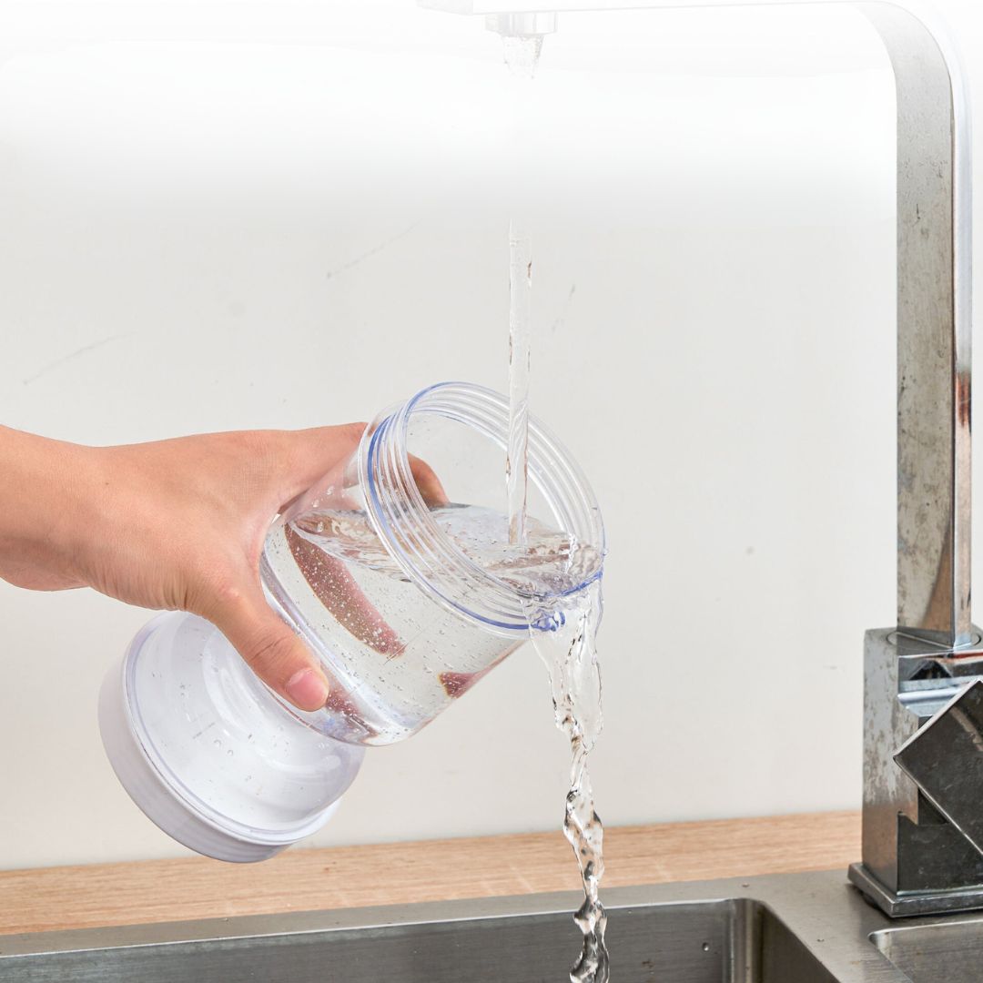 Pot de Conservation Pratique avec Passoire à Eau