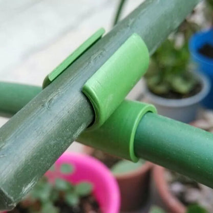 Clip De Support De Plantes Pour Clôtures De Jardin - Support Pratique À Clipser Pour Tuteurs Et Filet