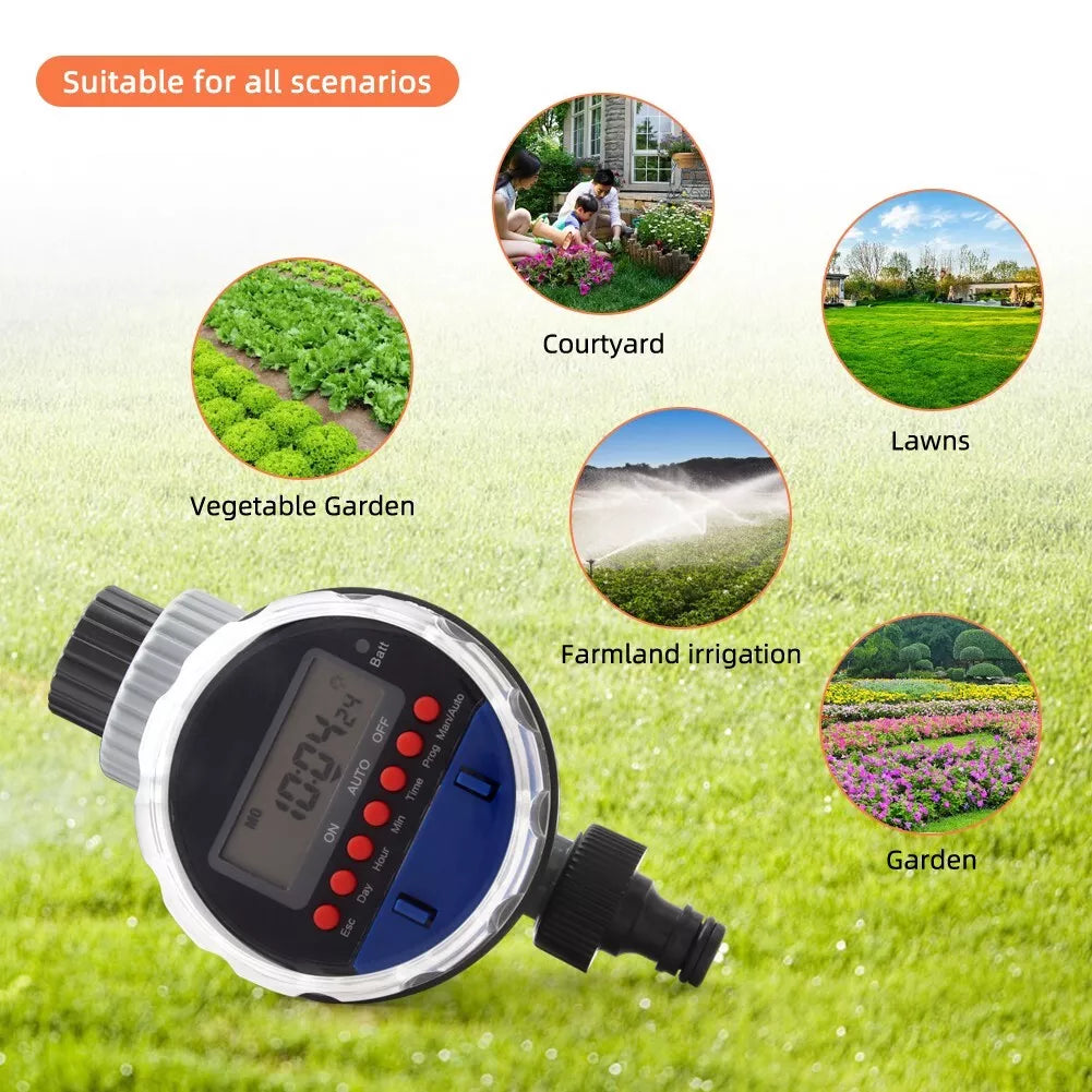 Compteur D' Arrosage Numérique avec Écran LCD - Arrosage Automatique du Jardin pour les Plantes