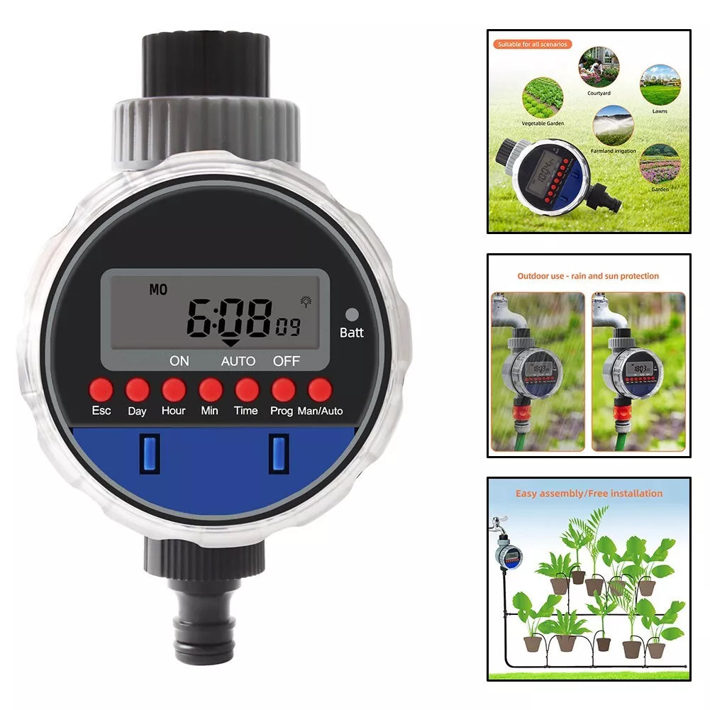 Compteur D' Arrosage Numérique avec Écran LCD - Arrosage Automatique du Jardin pour les Plantes