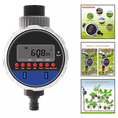 Compteur D' Arrosage Numérique avec Écran LCD - Arrosage Automatique du Jardin pour les Plantes