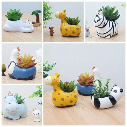 Potées Animales - Des Designs D' Animaux Amusants Pour Les Succulentes Et Les Cactus
