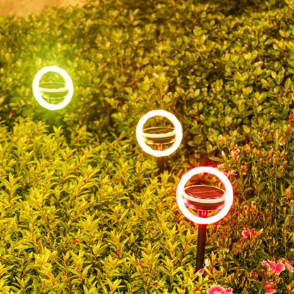 Lampes Solaires de Jardin avec Changement de Couleur - Spots de Sol à Led pour L' Extérieur et le Jardin