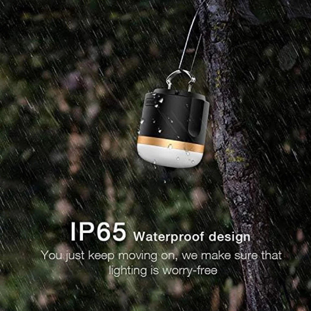 Lampe de Camping LED Portable avec Powerbank - Rechargeable , Connexion Usb , pour L' Extérieur et les Urgences